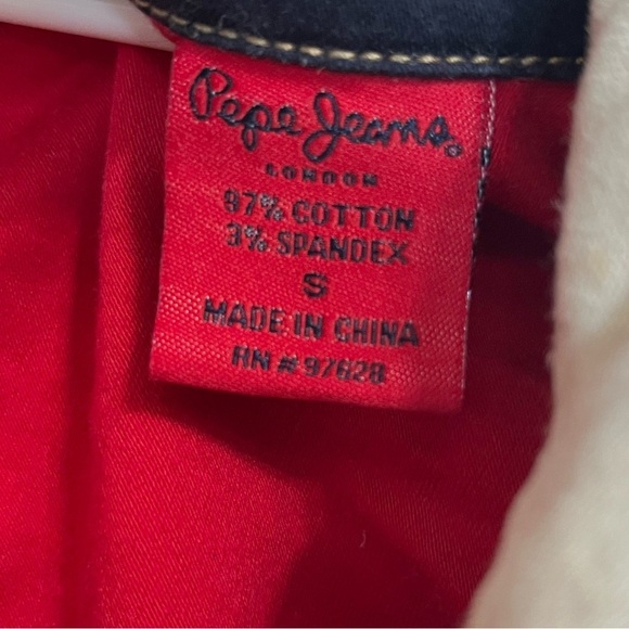 Vintage Pepe Jeans RARE London embroidered jacket small - Picture 4 of 6
